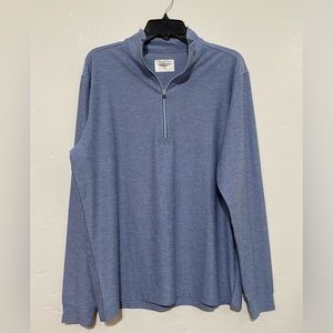 Straight Down Men’s Golf Long Sleeve Shirt Quarter Zip Size Medium